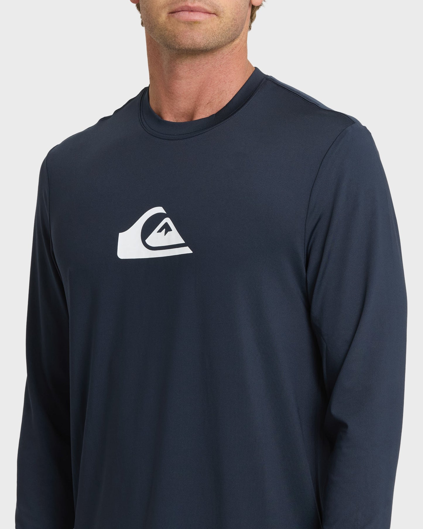 Comp Logo Large Logo Long Sleeve Rashguard - Navy