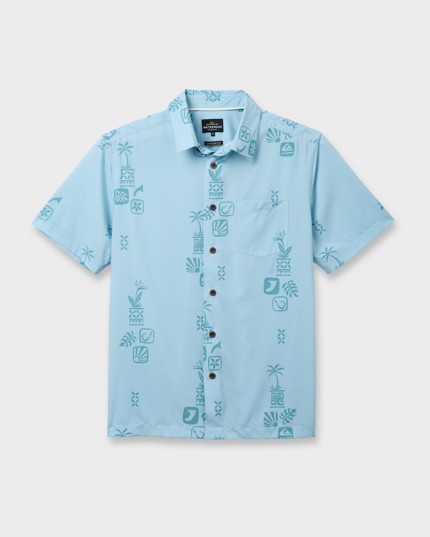 Waterman Mystic Fin Shirt - Sterling Blue