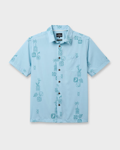 Waterman Mystic Fin Shirt - Sterling Blue