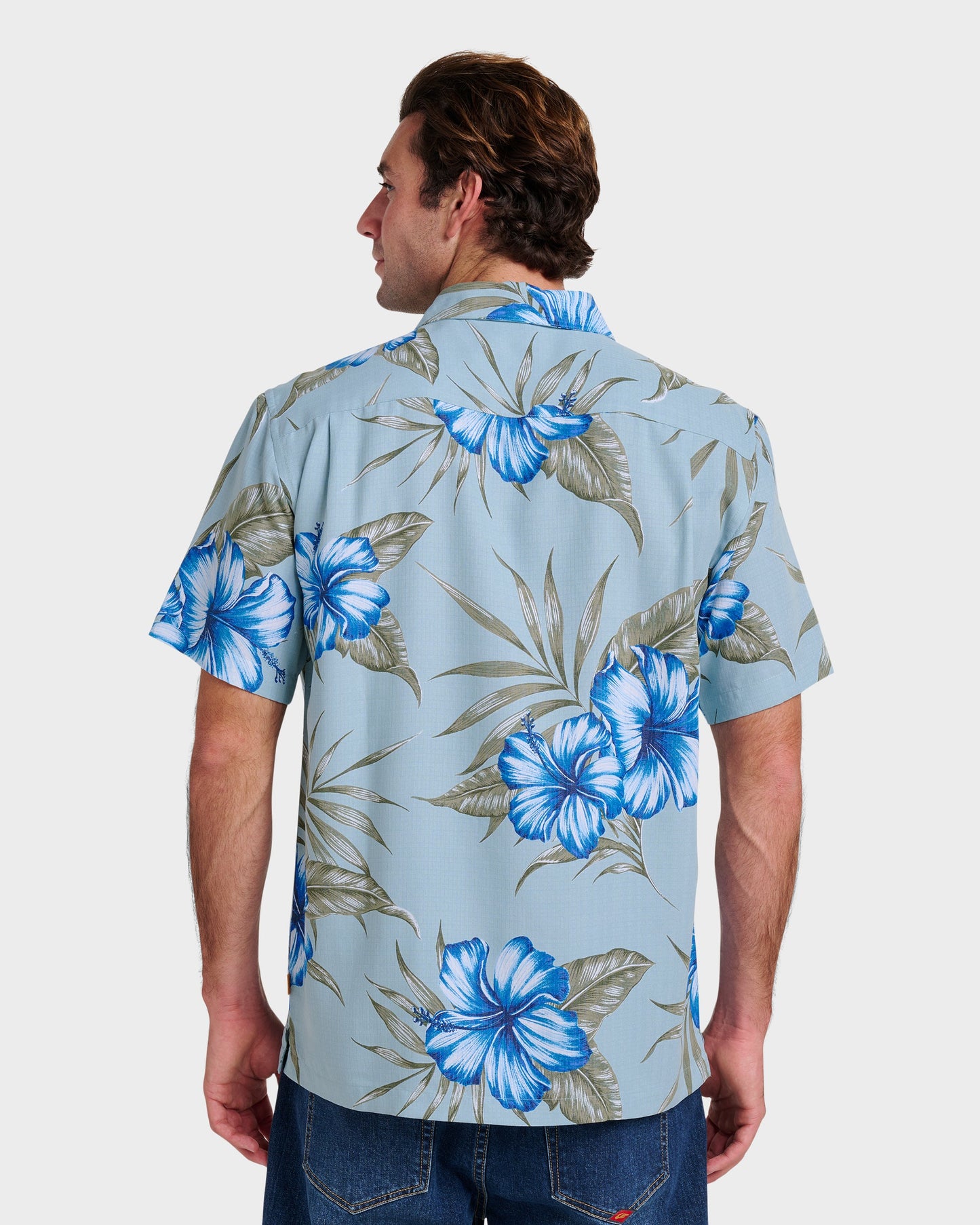Waterman Tropical Dream Shirt - Sterling Blue