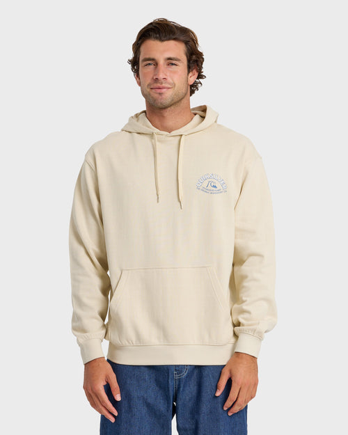 Graphic Pullover Hoodie - Bone White