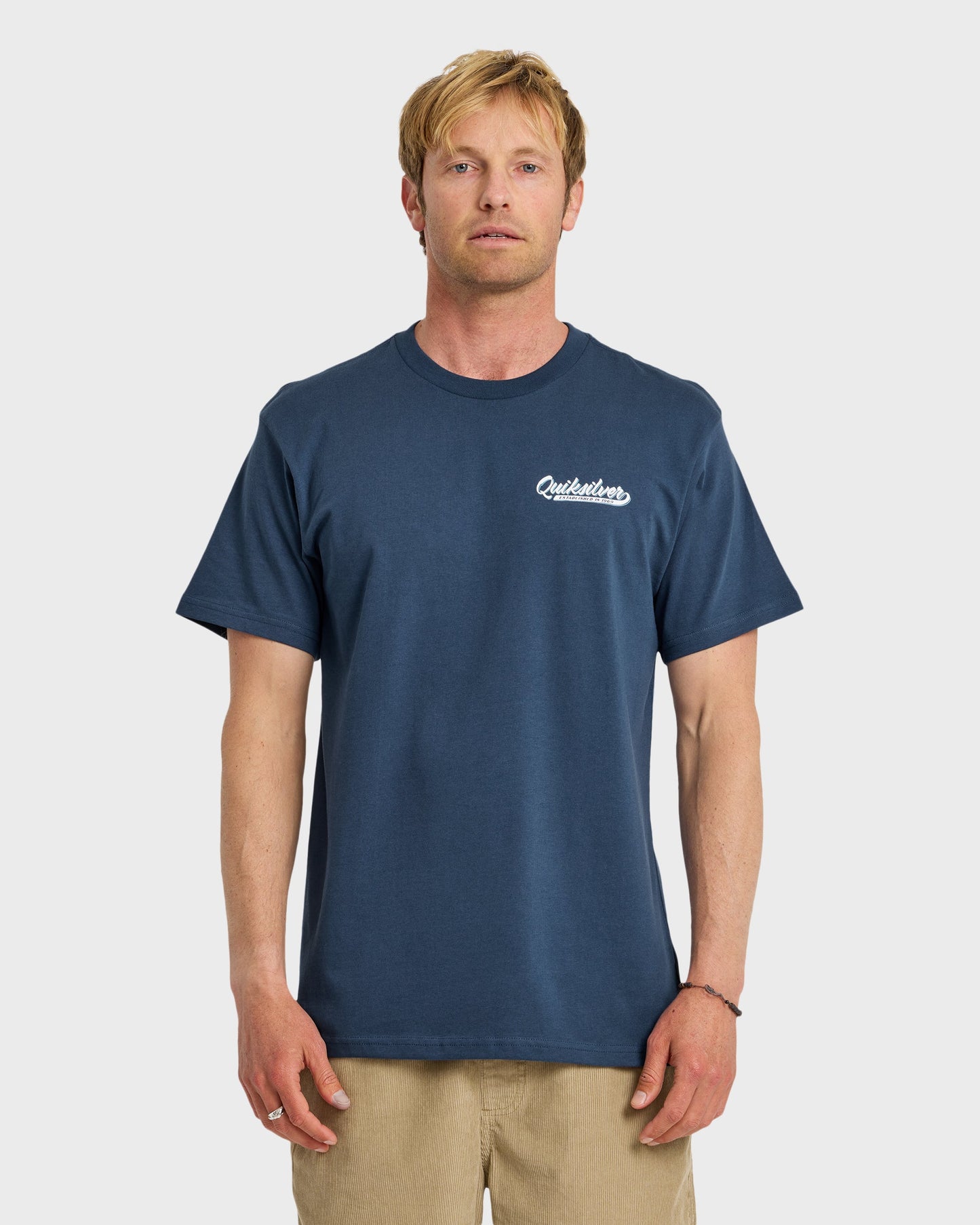 Thick To Thin Graphic Short Sleeve T-Shirt - Dark Denim