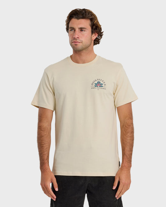 Pleasures Classic Short Sleeve T-Shirt - Bone White