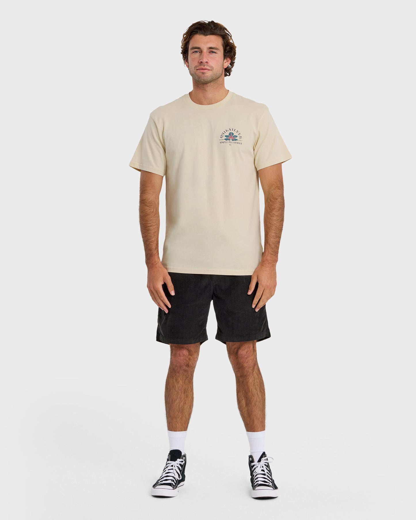 Pleasures Classic Short Sleeve T-Shirt - Bone White