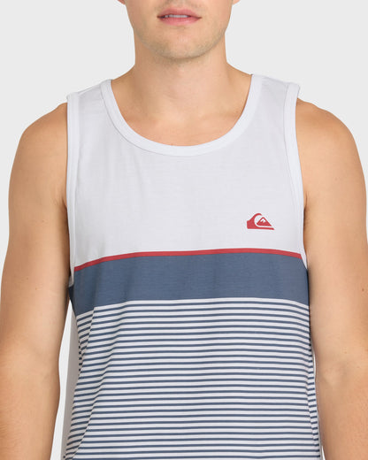 Tijuana Stripe Tank Top - White