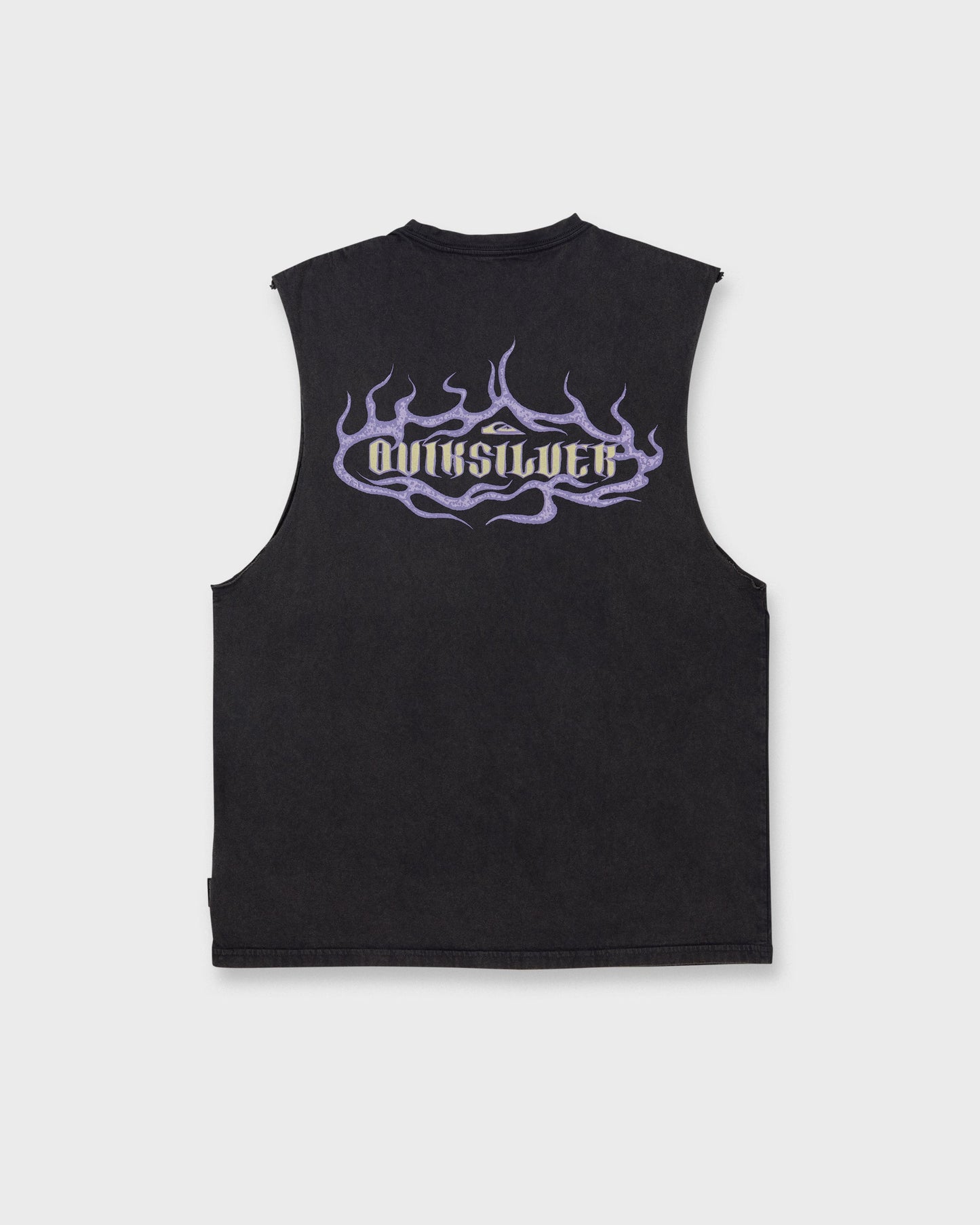 Dark Torch Acid Wash Oversized Tank - Phantom
