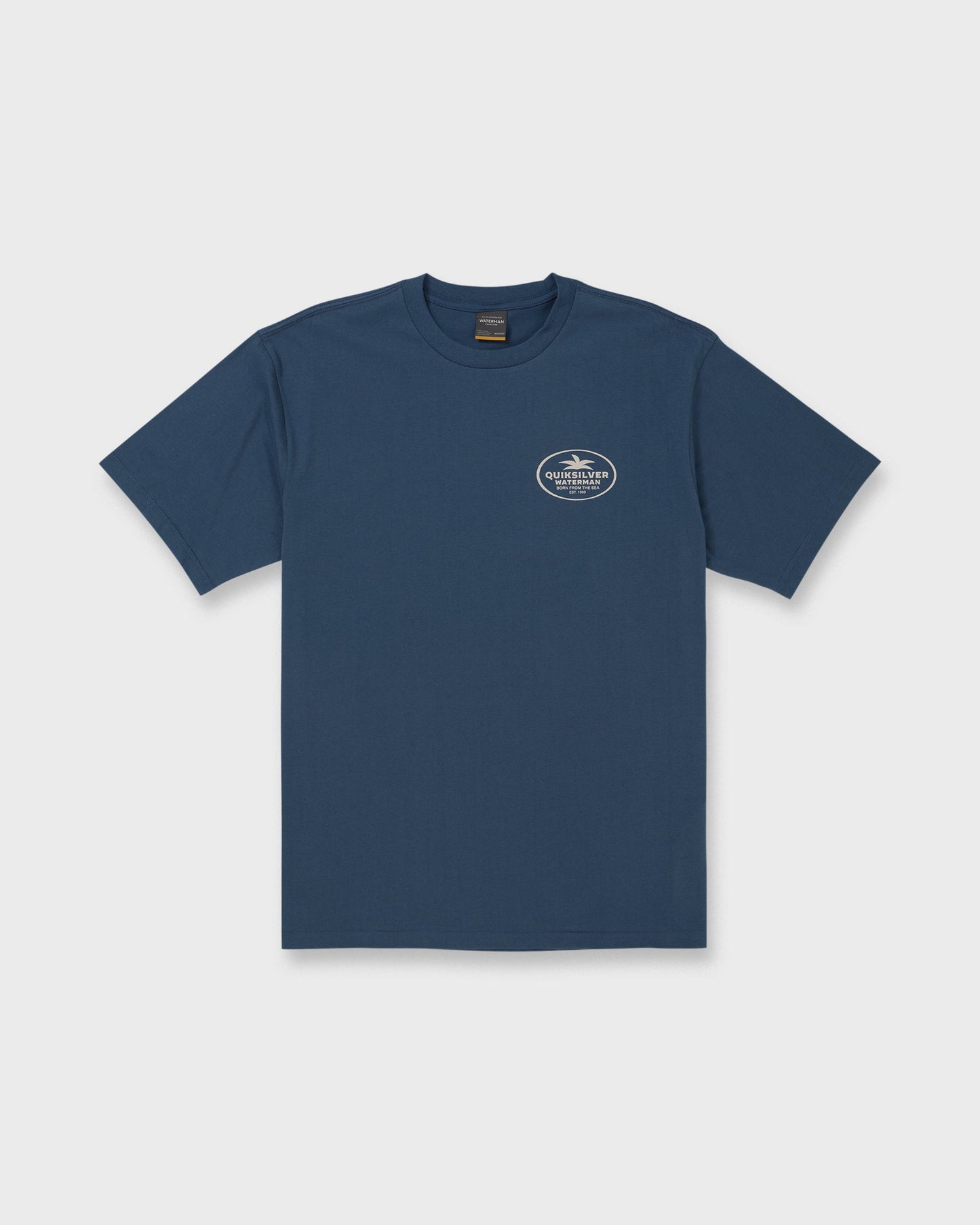 Waterman Union Made Sueded Short Sleeve T-Shirt - Dark Denim