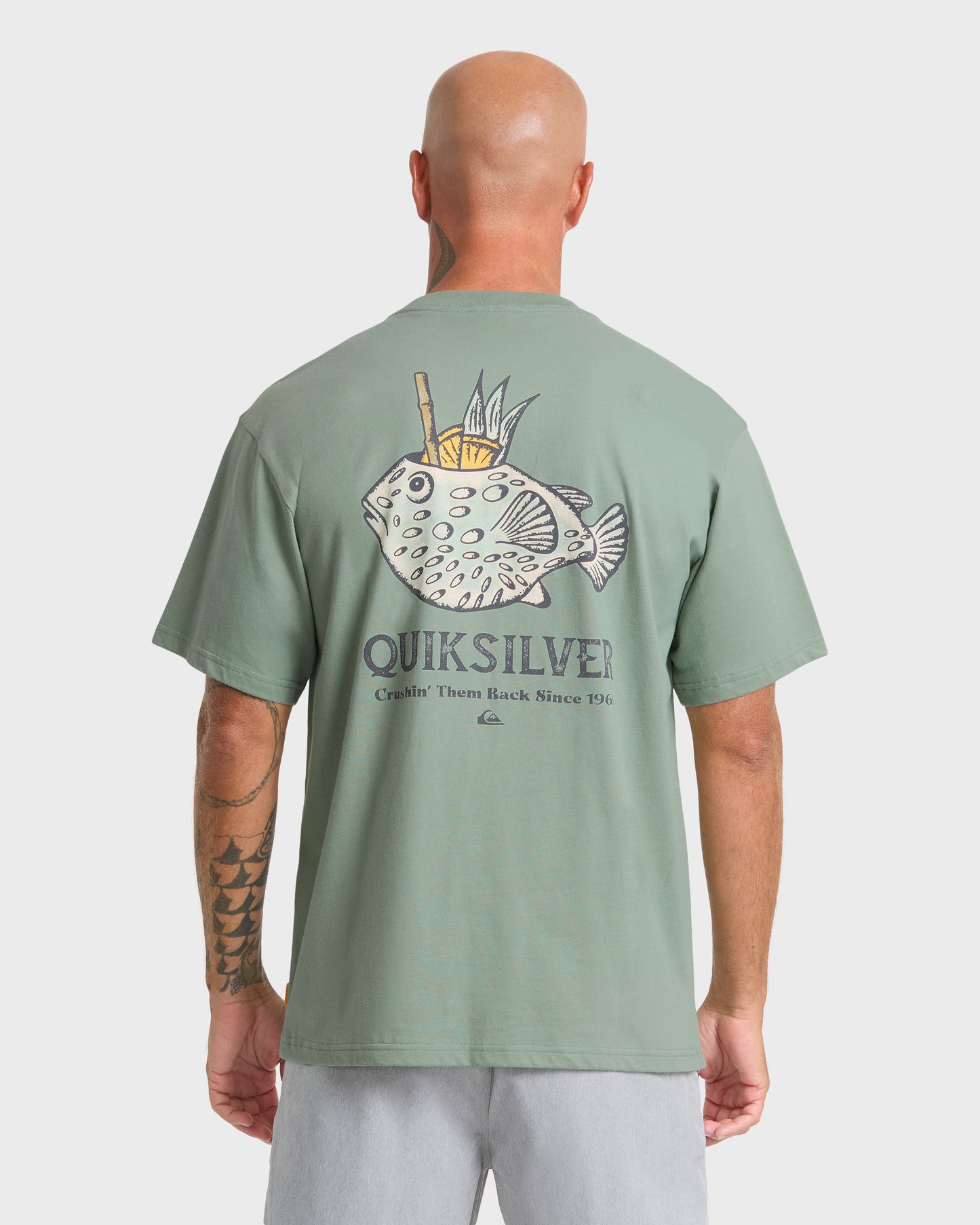 Waterman Mai Tai Time Short Sleeve T‑Shirt - Lily Pad