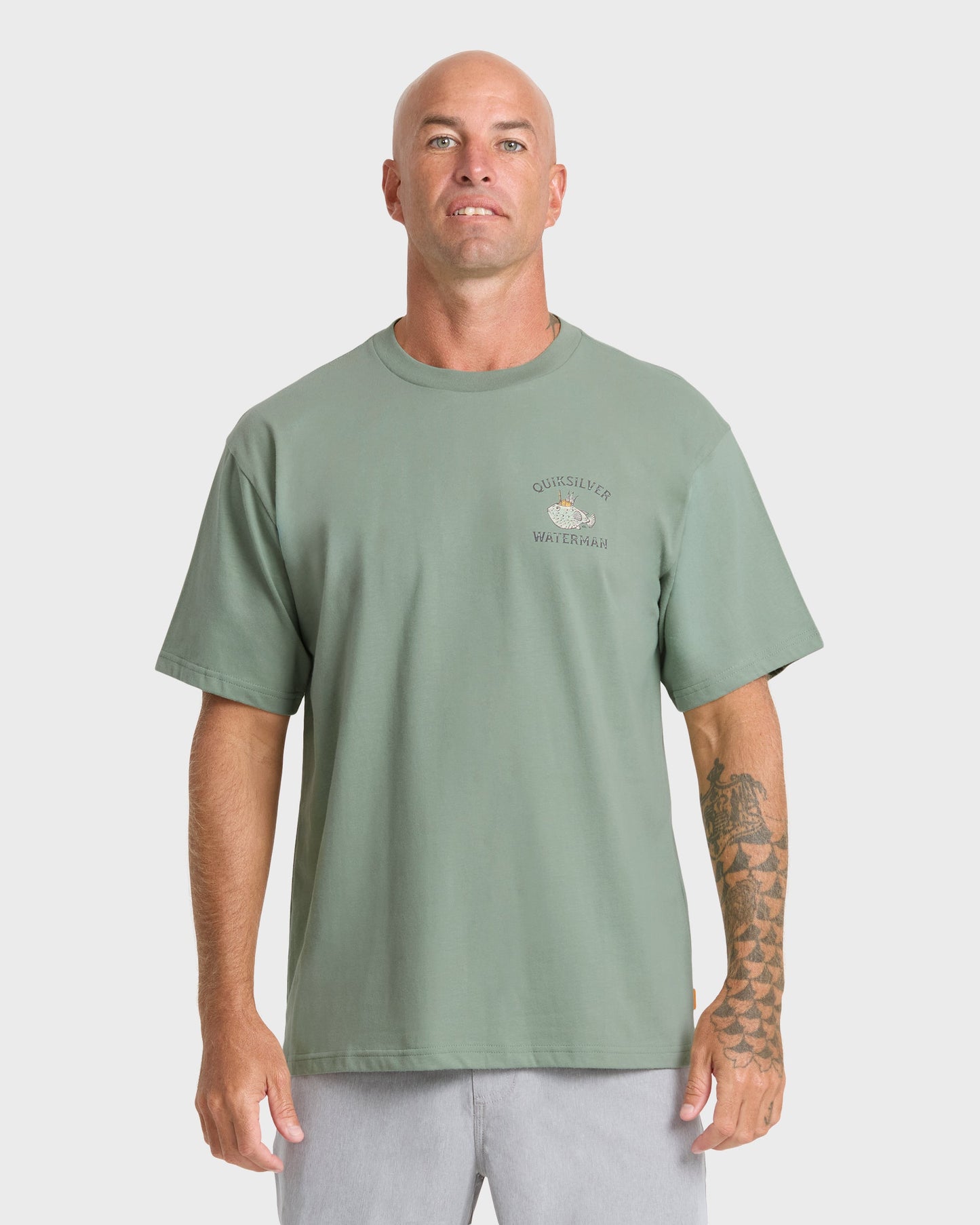 Waterman Mai Tai Time Short Sleeve T‑Shirt - Lily Pad