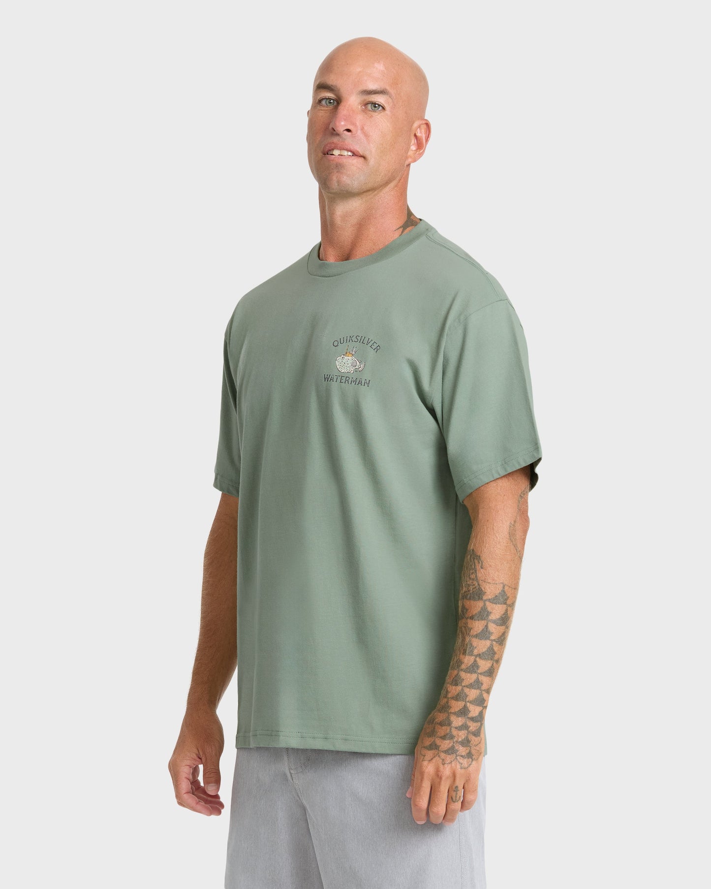 Waterman Mai Tai Time Short Sleeve T‑Shirt - Lily Pad