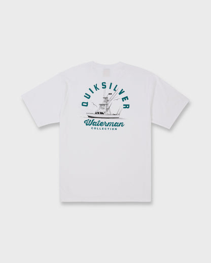 Waterman Early Morning Sueded Short Sleeve T-Shirt - White