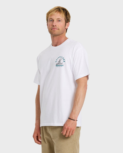 Waterman Early Morning Sueded Short Sleeve T-Shirt - White