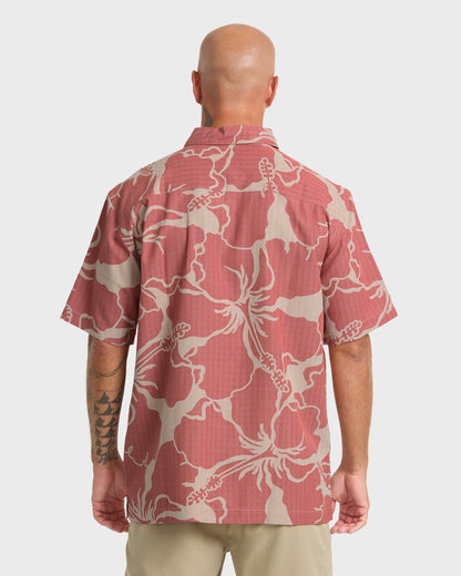Waterman Bay Breeze Short Sleeve Shirt - Marsala