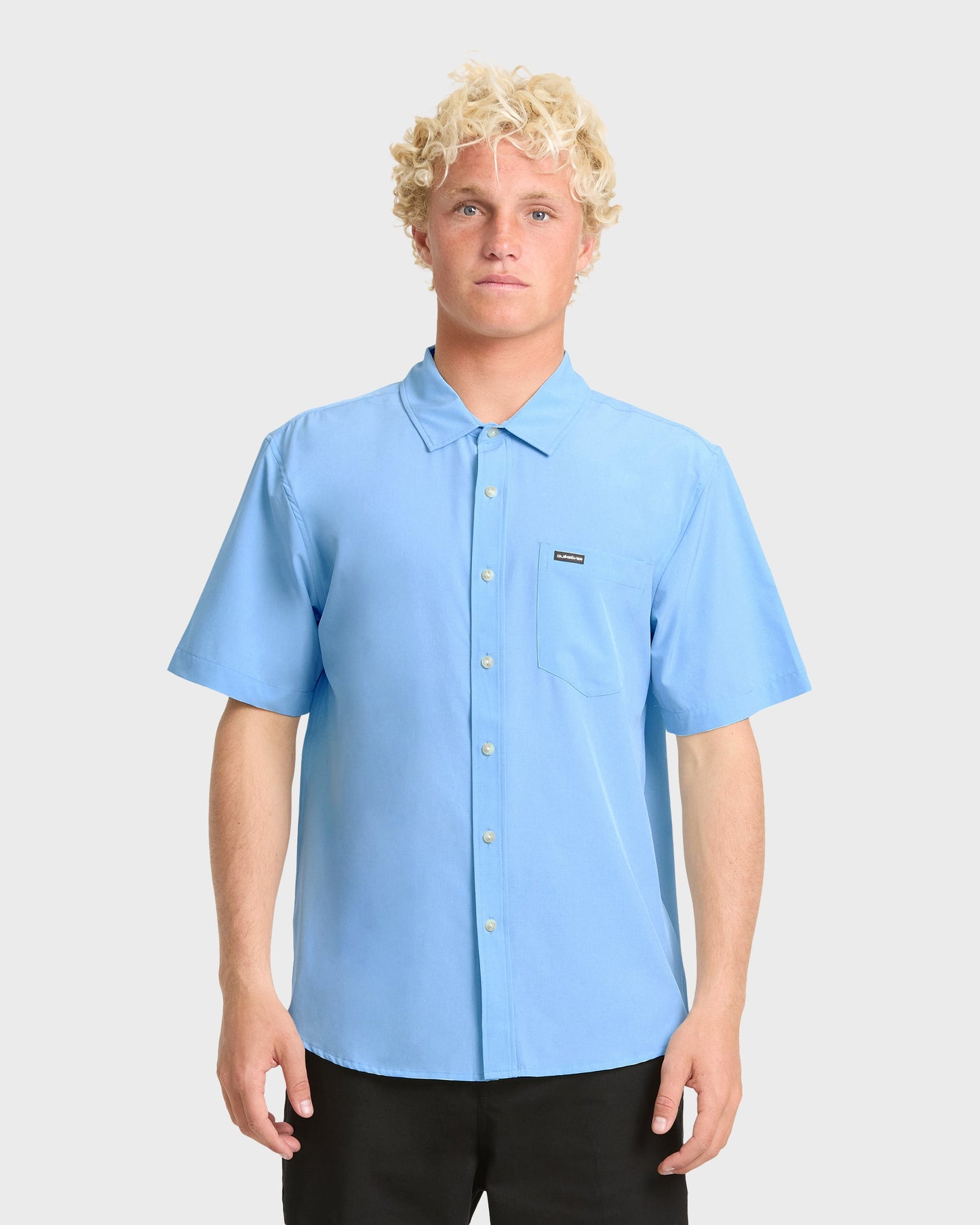 Ridgeport Tech Classic Short Sleeve Woven Shirt - Riviera
