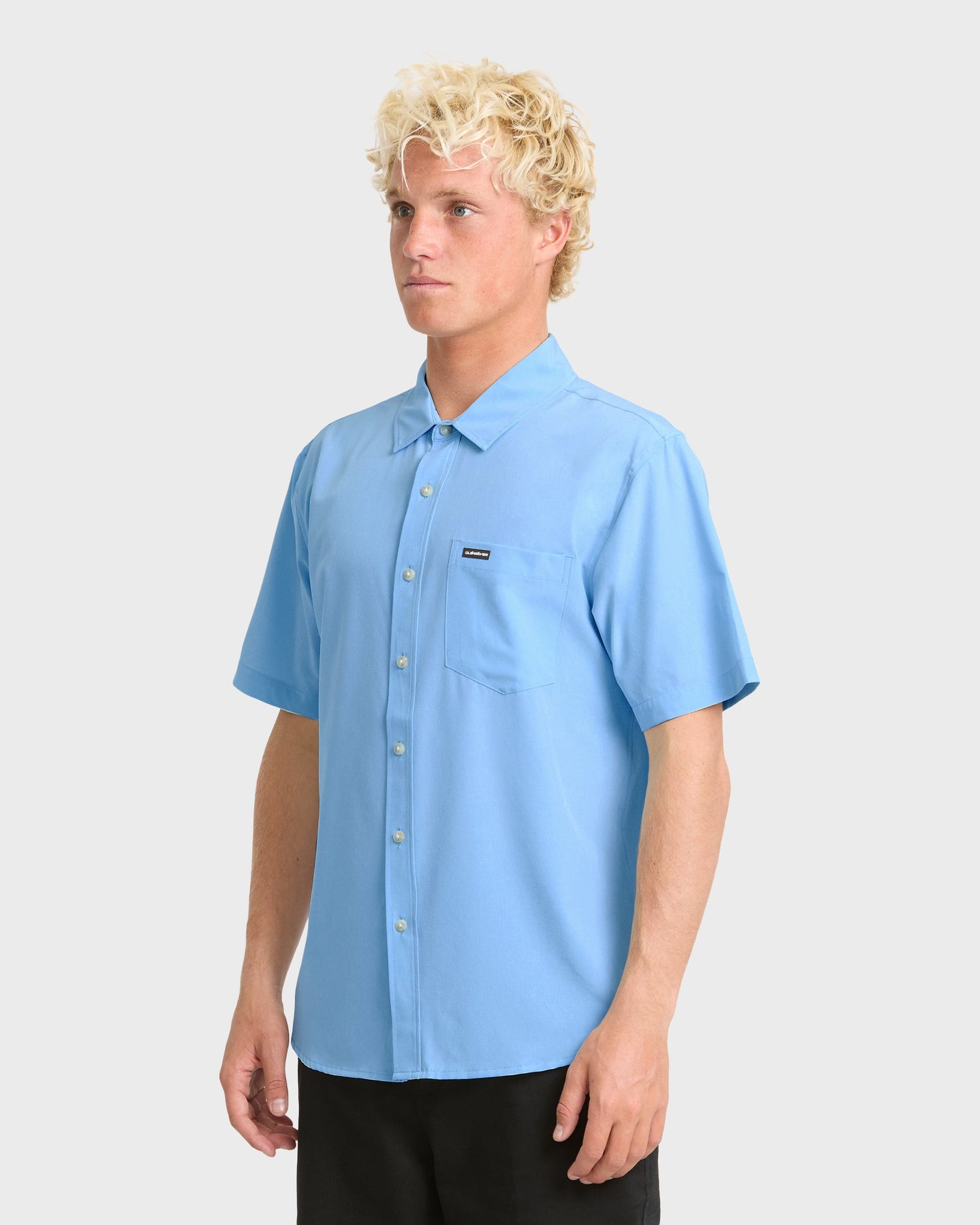 Ridgeport Tech Classic Short Sleeve Woven Shirt - Riviera