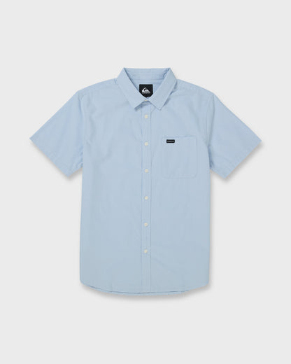 Shore Break Classic Short Sleeve Button-Up Shirt - Skyway