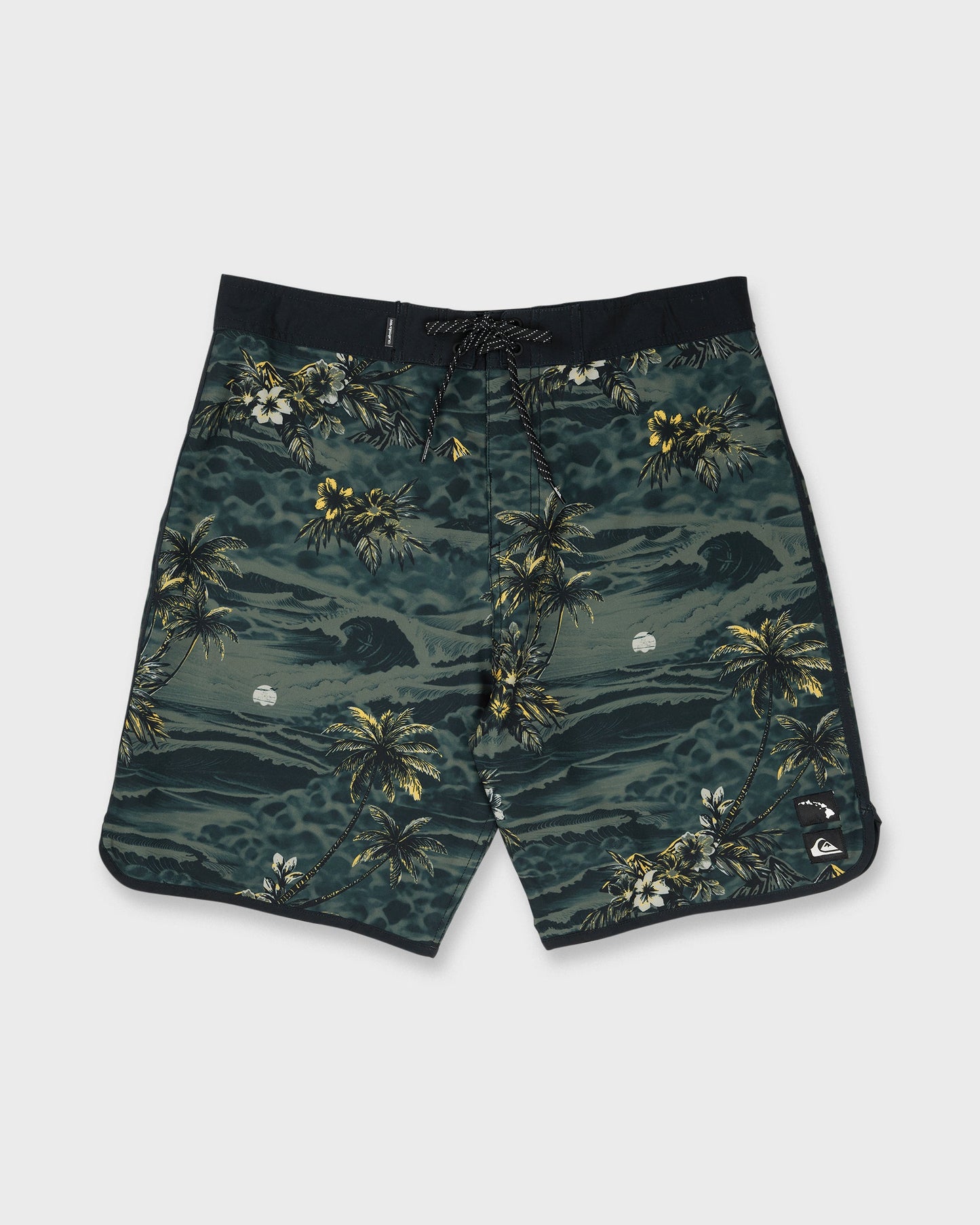 Hi Sundown Scallop 19" Boardshorts - Black