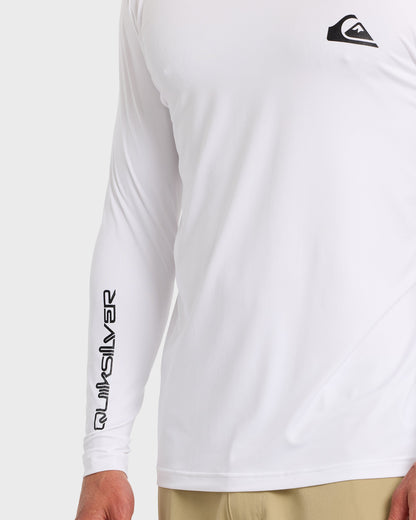 Everyday Hooded UPF 50 Long Sleeve Surf Shirt - White