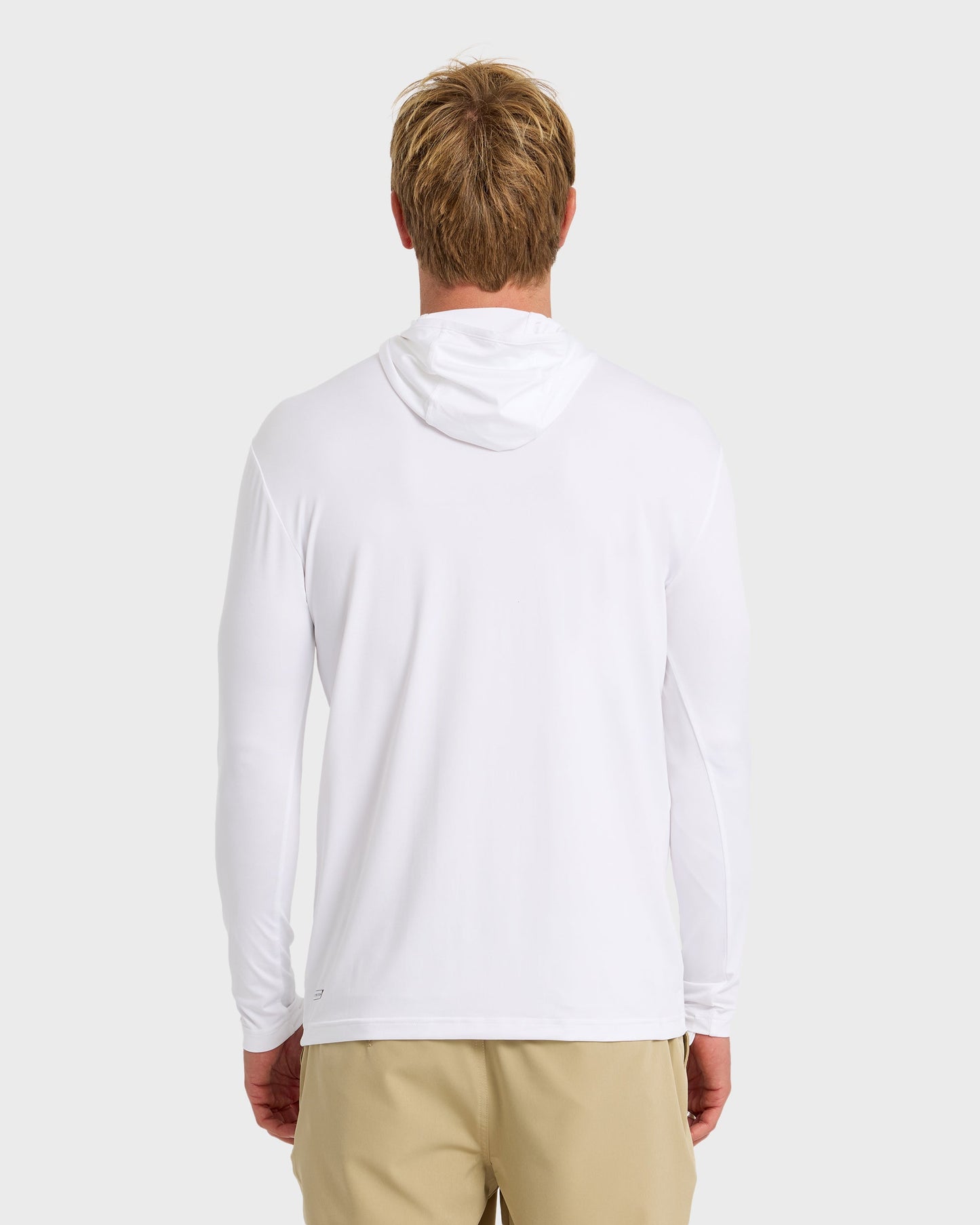 Everyday Hooded UPF 50 Long Sleeve Surf Shirt - White