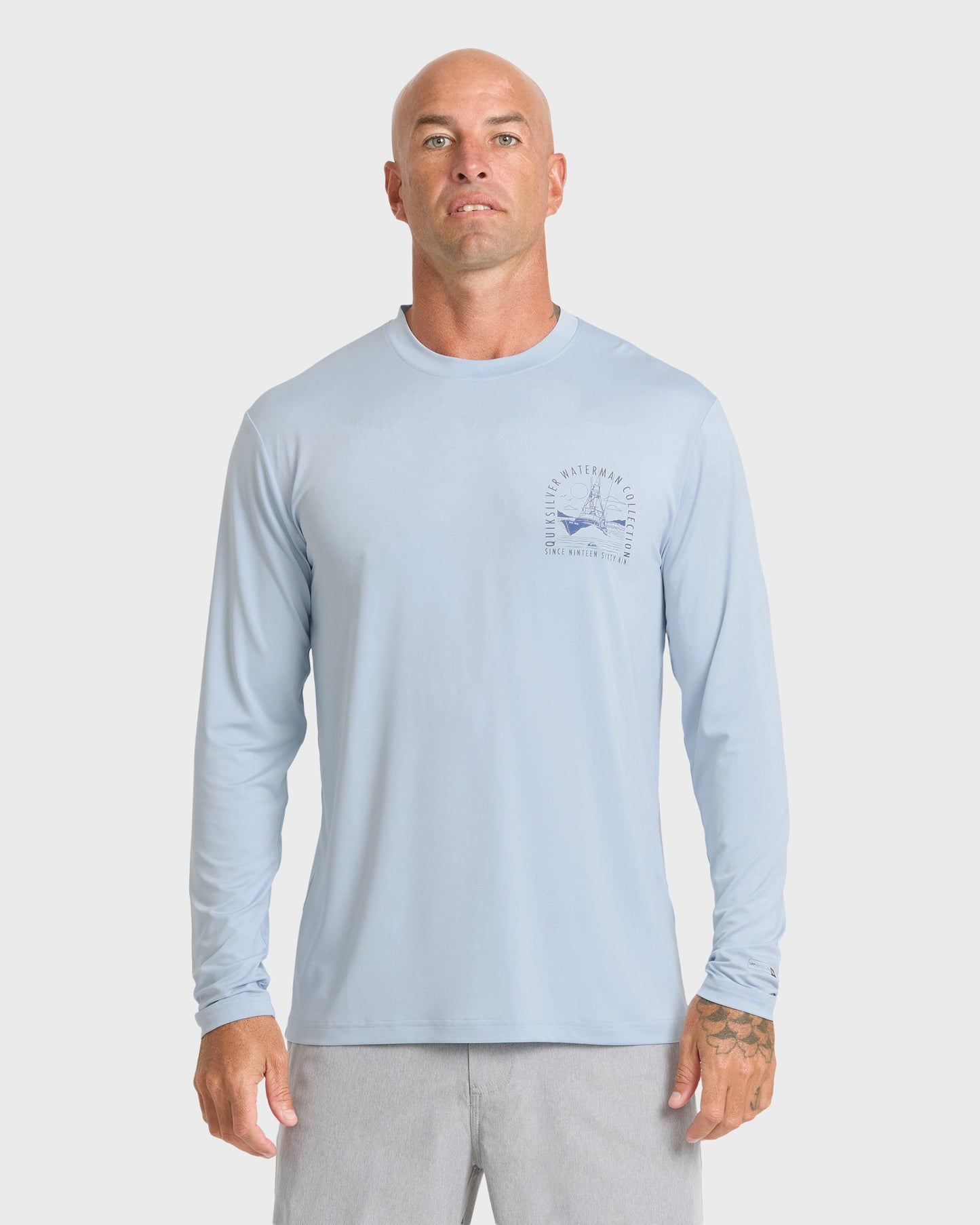 Waterman Cool Breeze UPF 50 Long Sleeve Surf Shirt - Skyway