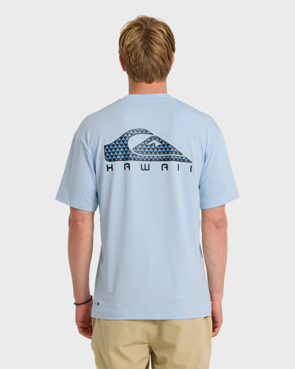 HI Everyday UPF 50 Short Sleeve Surf Shirt - Skyway