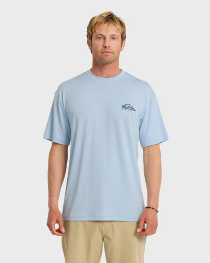 HI Everyday UPF 50 Short Sleeve Surf Shirt - Skyway