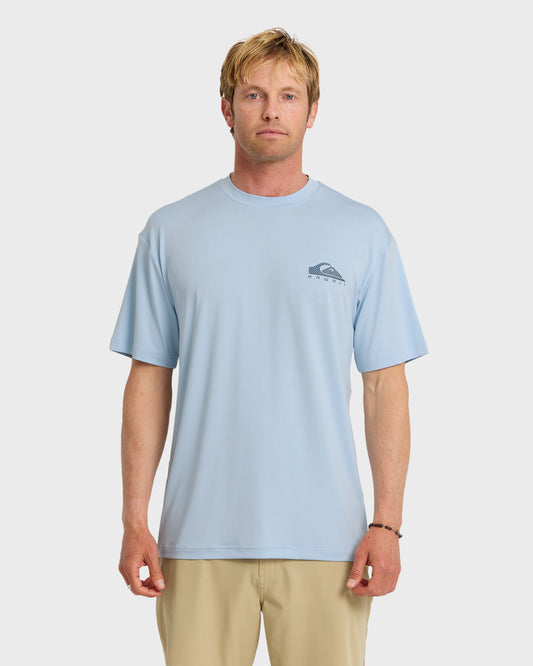 HI Everyday UPF 50 Short Sleeve Surf Shirt - Skyway