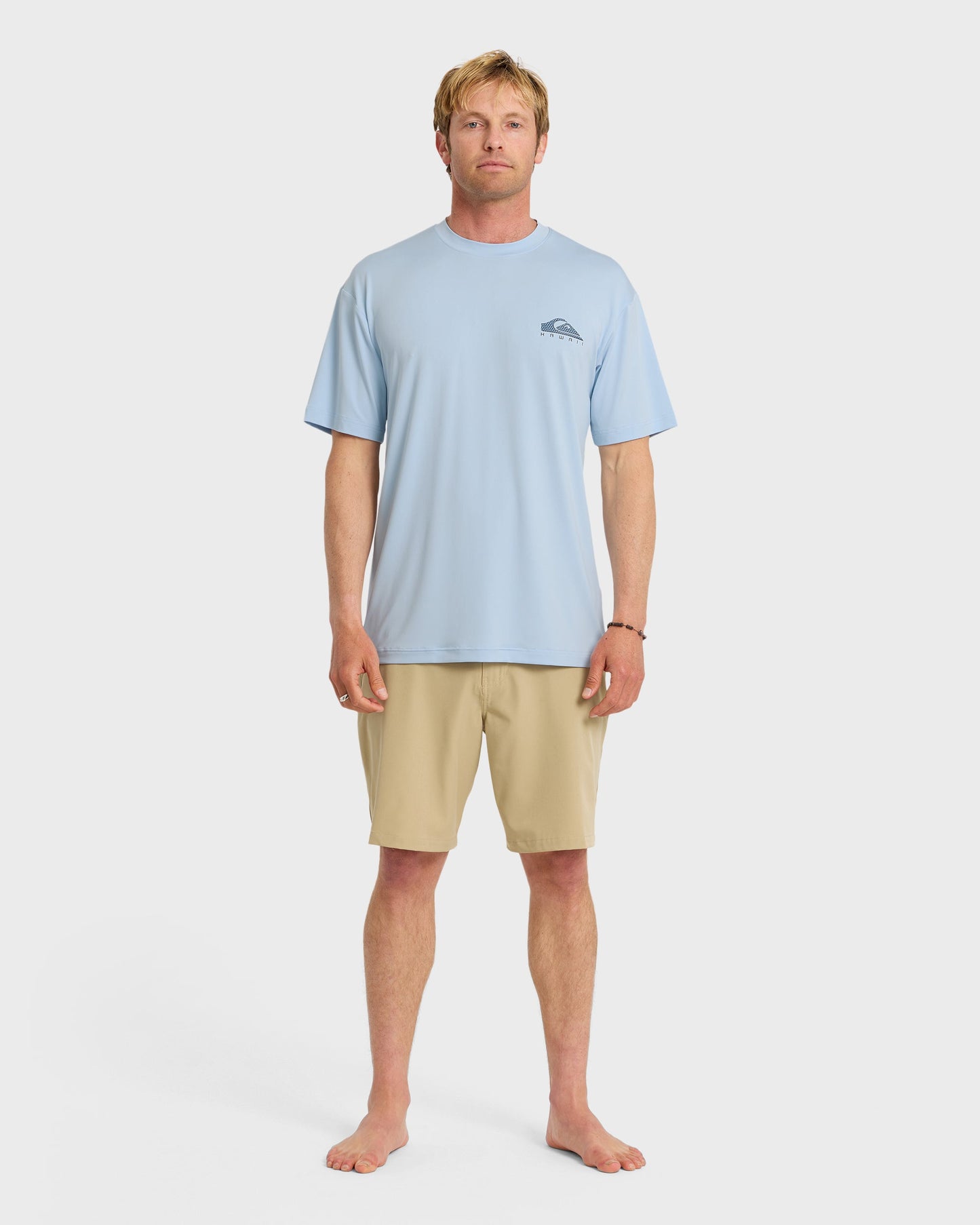 HI Everyday UPF 50 Short Sleeve Surf Shirt - Skyway