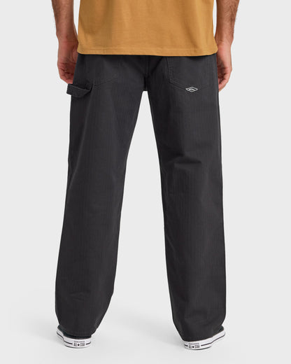Carpenter Herringbone Pants - Phantom