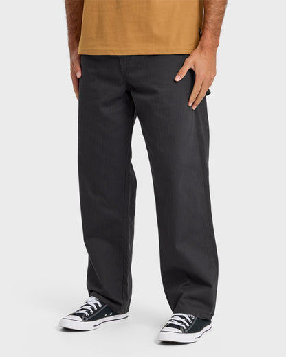 Carpenter Herringbone Pants - Phantom