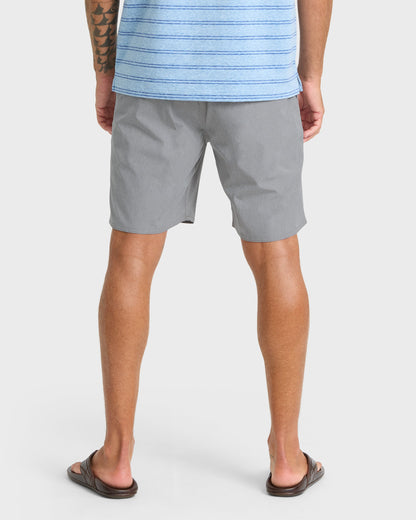Waterman Strands 19" Amphibian Hybrid Shorts - Frost Gray