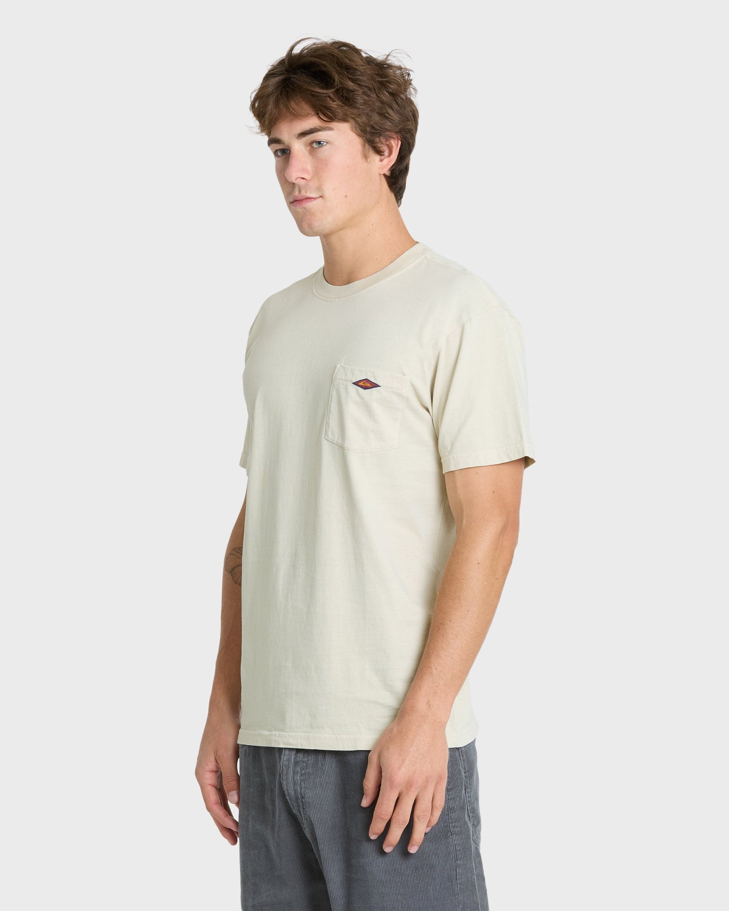 Saltwater Pigment-Dyed Short Sleeve Pocket Tee - Moonstruck