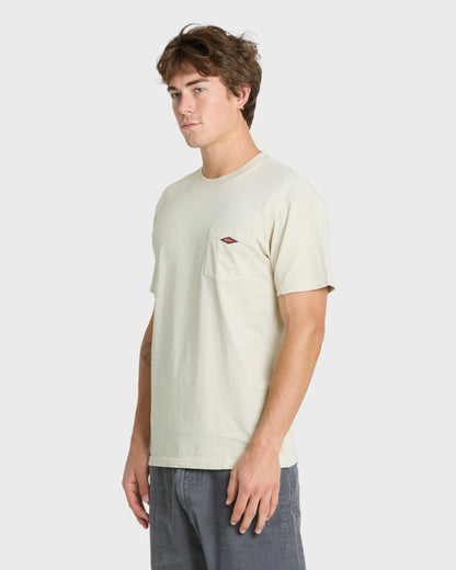 Saltwater Pigment-Dyed Short Sleeve Pocket Tee - Moonstruck
