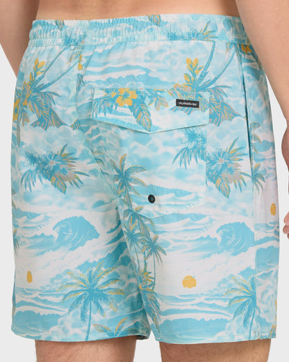 Mix Volley 17" Swim Trunks - Blue Haze