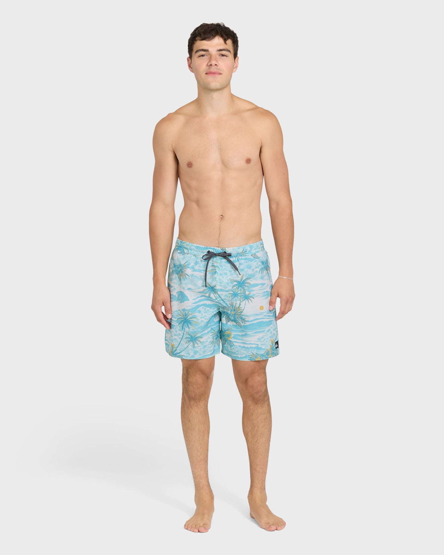 Mix Volley 17" Swim Trunks - Blue Haze