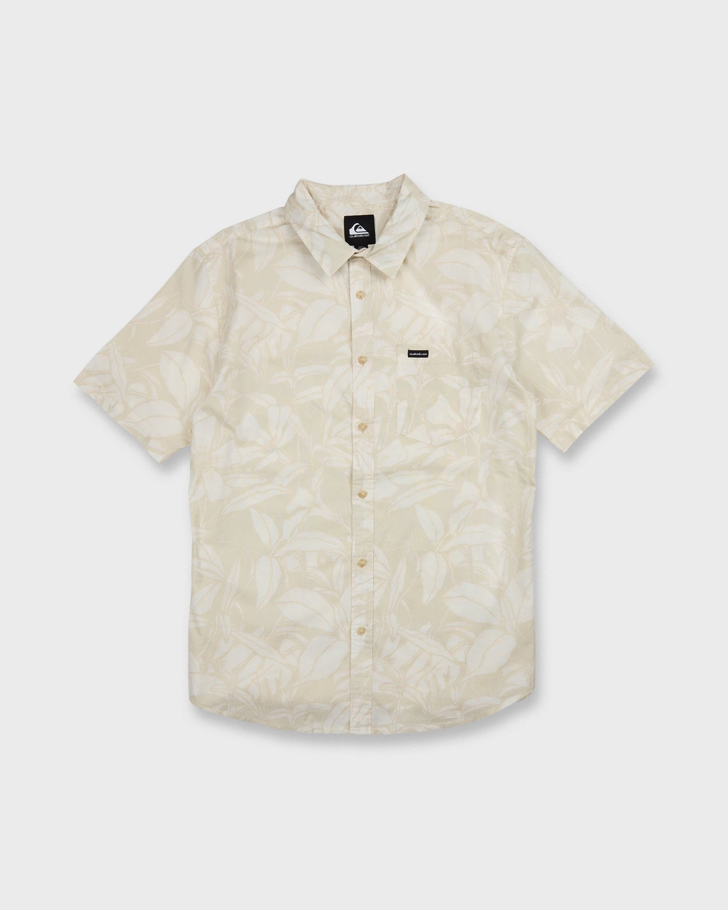 Cantina Classic Short Sleeve Cotton Shirt - Silver Birch