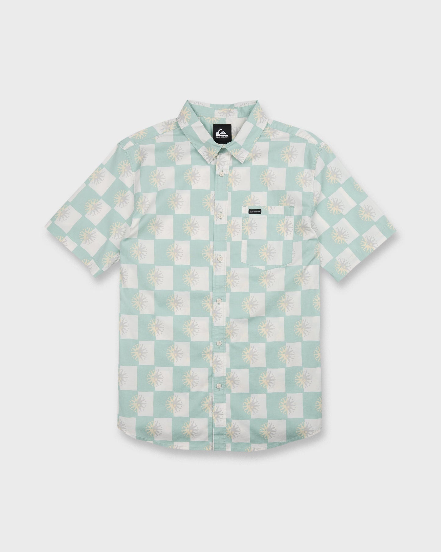 Sundial Classic Stretch Short Sleeve Woven Shirt - Blue Haze