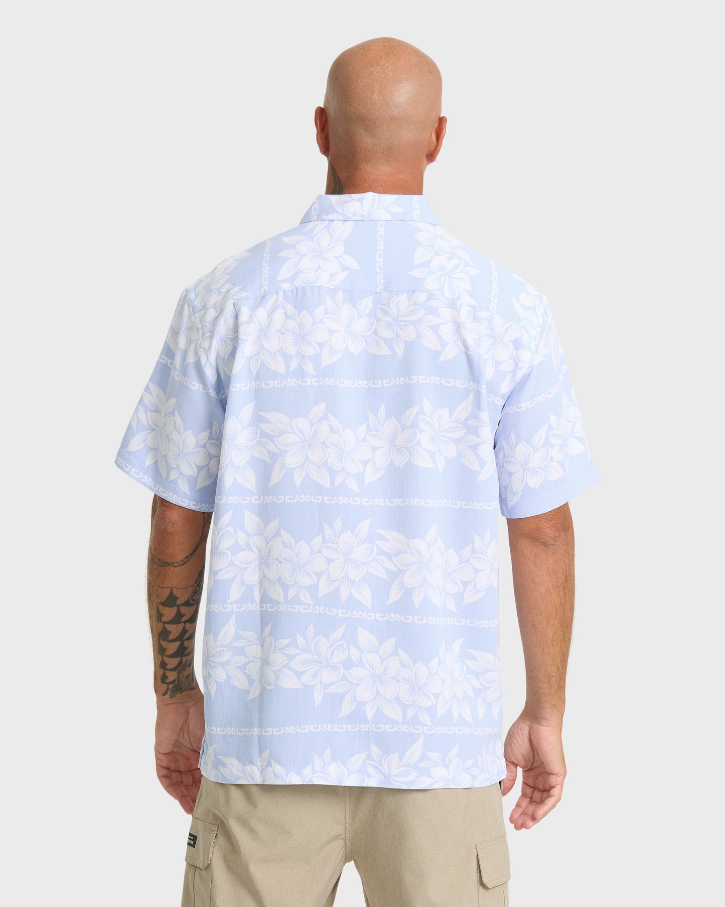 Waterman Horizons Short Sleeve Woven Shirt - Skyway