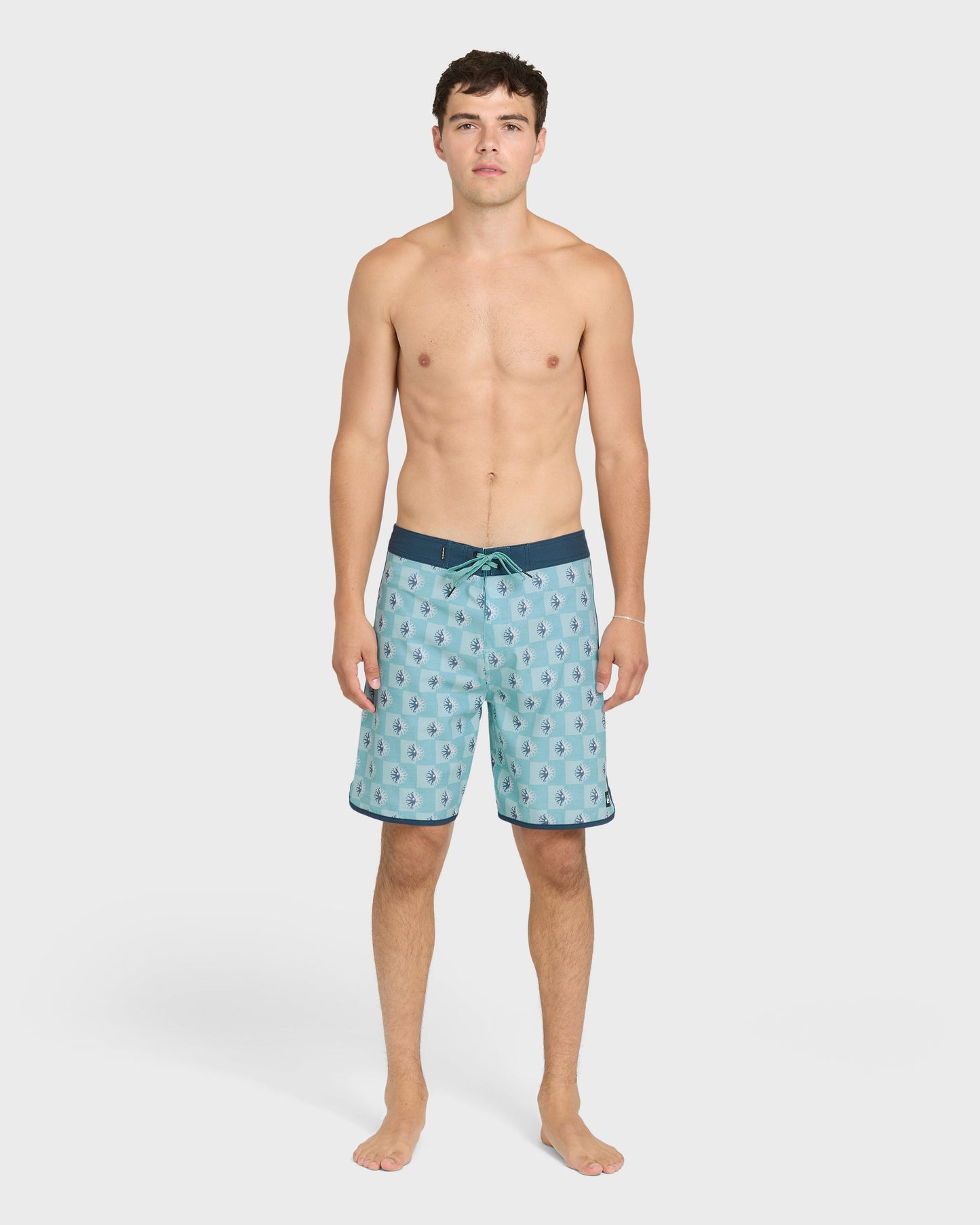 Sun Dial 19" Boardshorts - Aqua