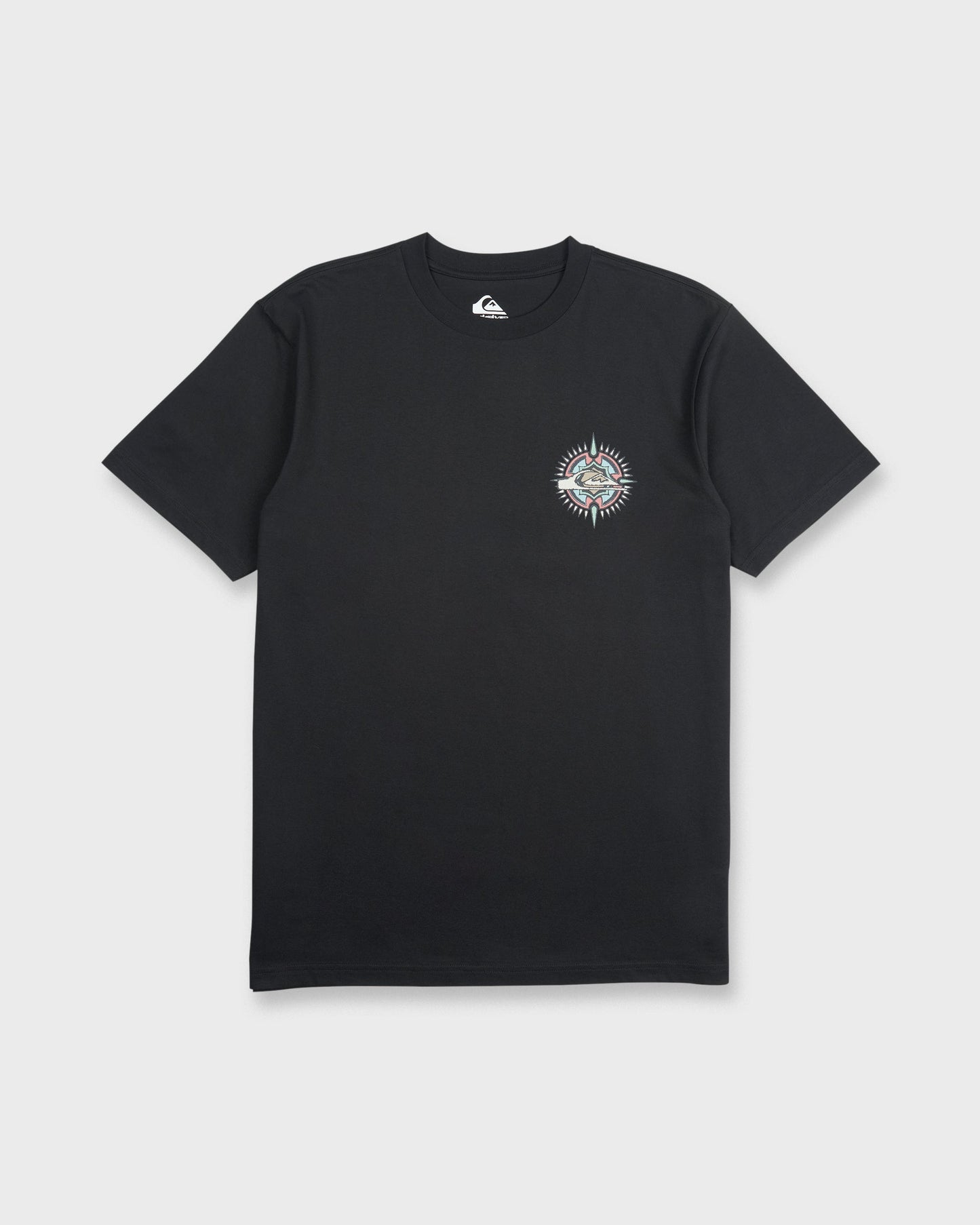Shooting Star Short Sleeve Knit T-Shirt - Black