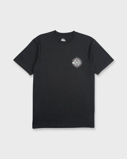 Shooting Star Short Sleeve Knit T-Shirt - Black