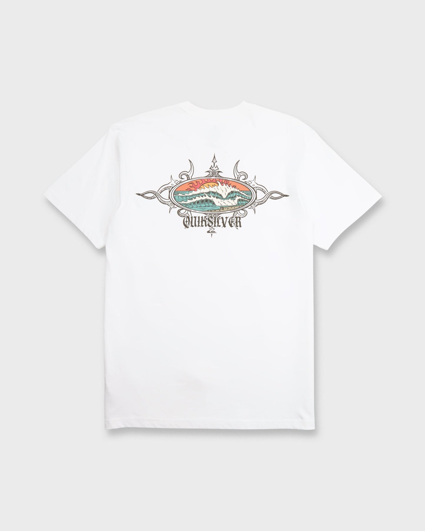 Crest Classic Short Sleeve Knit T-Shirt - White
