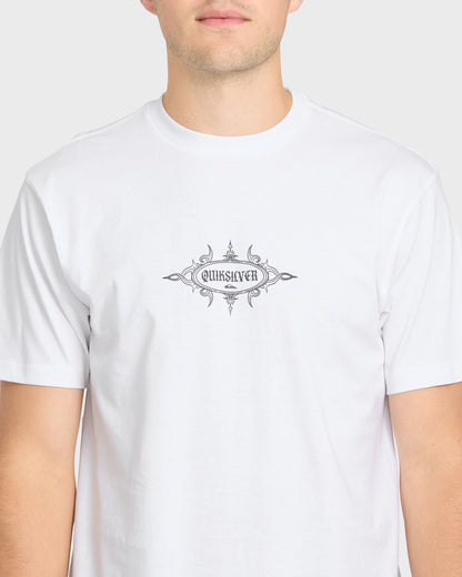 Crest Classic Short Sleeve Knit T-Shirt - White