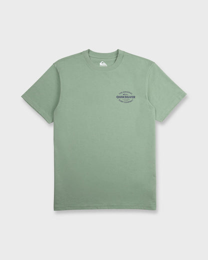The Shed Short Sleeve Cotton T-Shirt - Lily Pad Heather