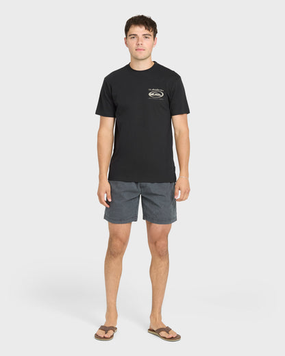 QS International Short Sleeve Knit T-Shirt - Black