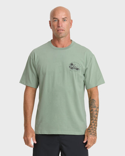 Waterman Traveler Classic Short Sleeve Cotton T-Shirt - Lily Pad