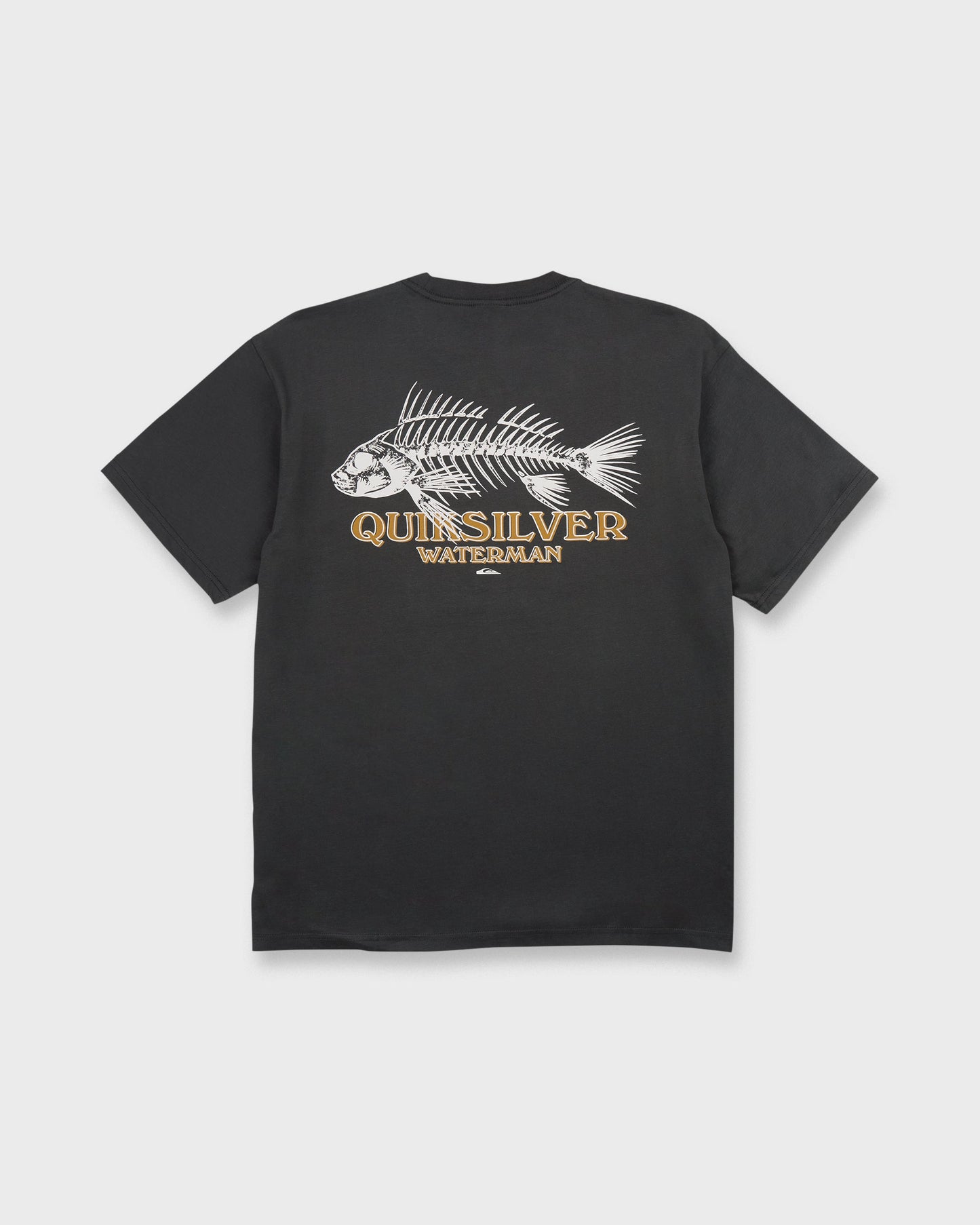 Waterman Fish Bones Short Sleeve Cotton T-Shirt - Phantom