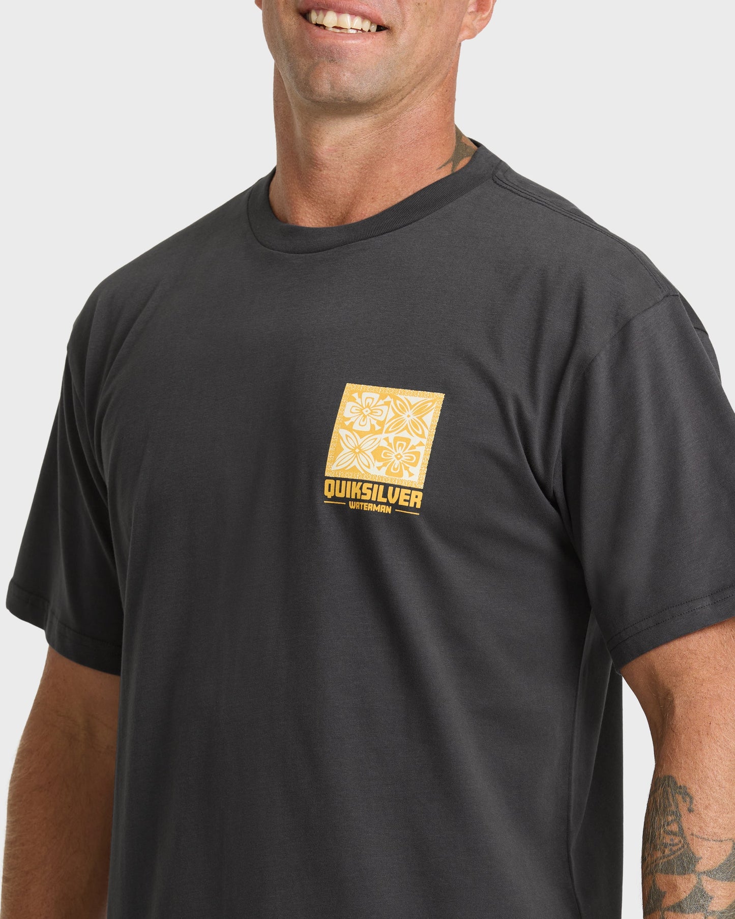 Waterman In The Elements Classic Short Sleeve Cotton T-Shirt - Phantom