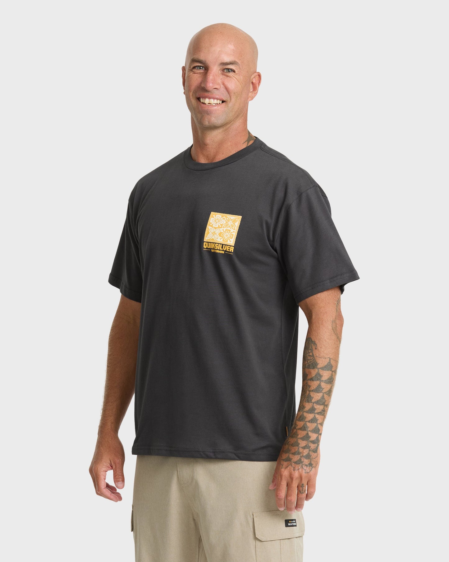 Waterman In The Elements Classic Short Sleeve Cotton T-Shirt - Phantom
