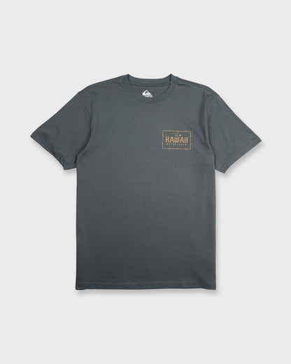 Hawaii Lock Short Sleeve Knit T-Shirt - Iron Gate